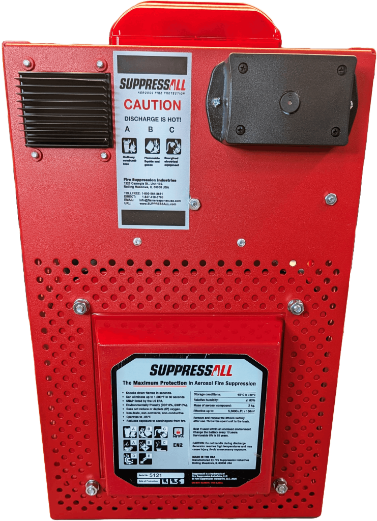 SuppressAll FS8100 Automatic Fire Suppression System