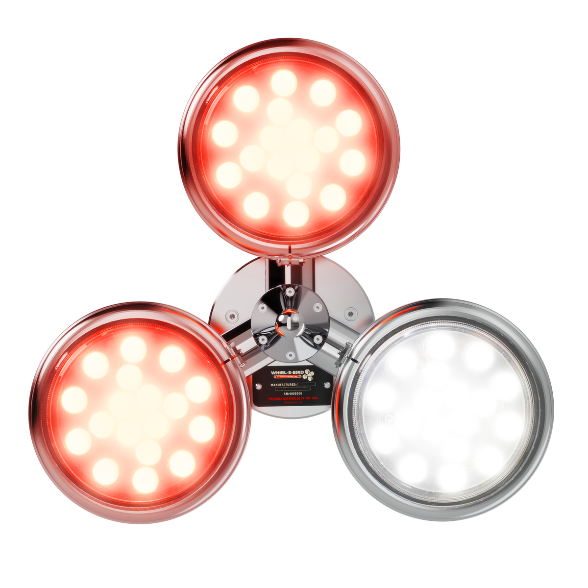 Whirl-E-Bird Surface Mount Rotating Warning Light