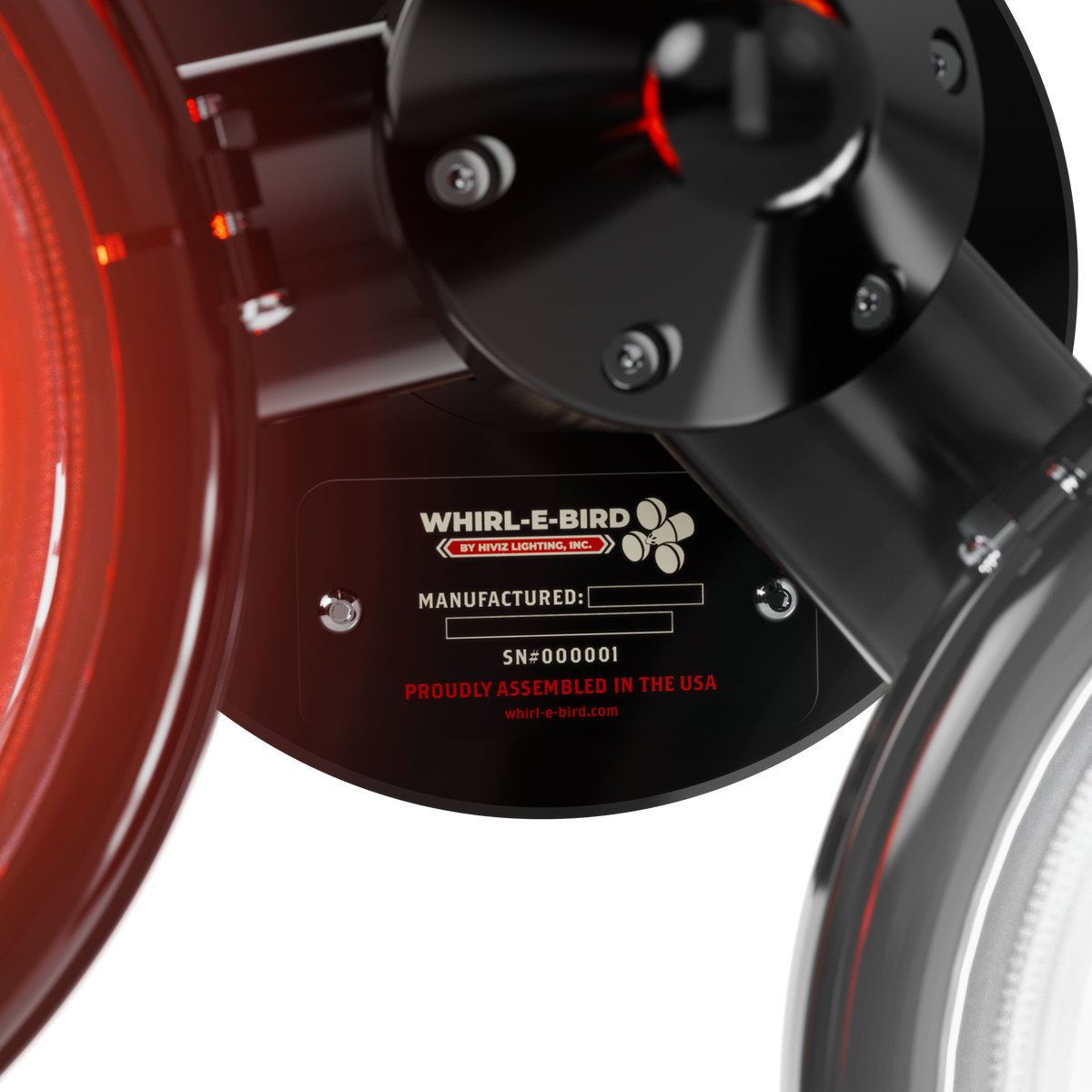 Whirl-E-Bird Surface Mount Rotating Warning Light