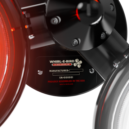 Whirl-E-Bird Surface Mount Rotating Warning Light