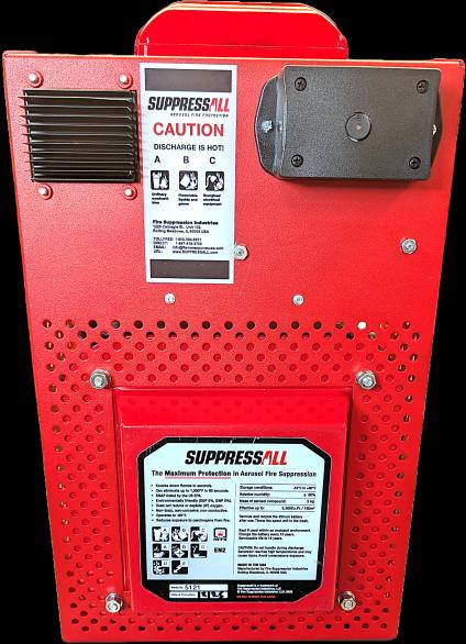 SuppressAll FS8100 Automatic Fire Suppression System