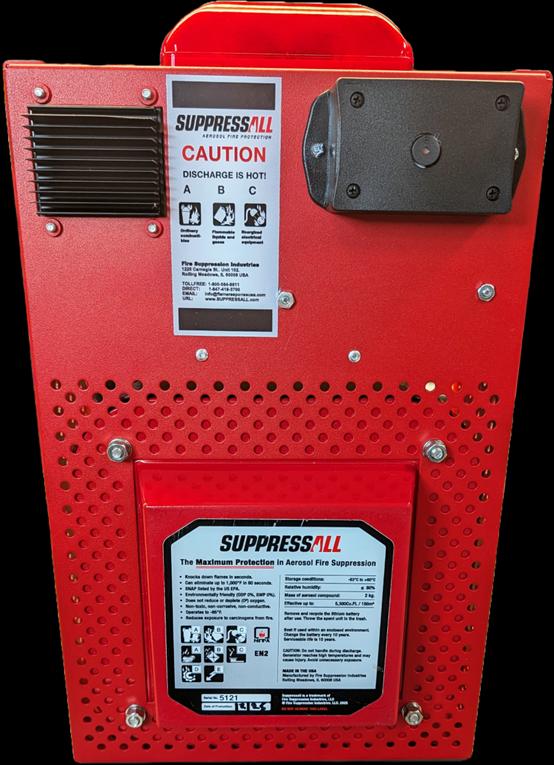 SuppressAll FS8100 Automatic Fire Suppression System
