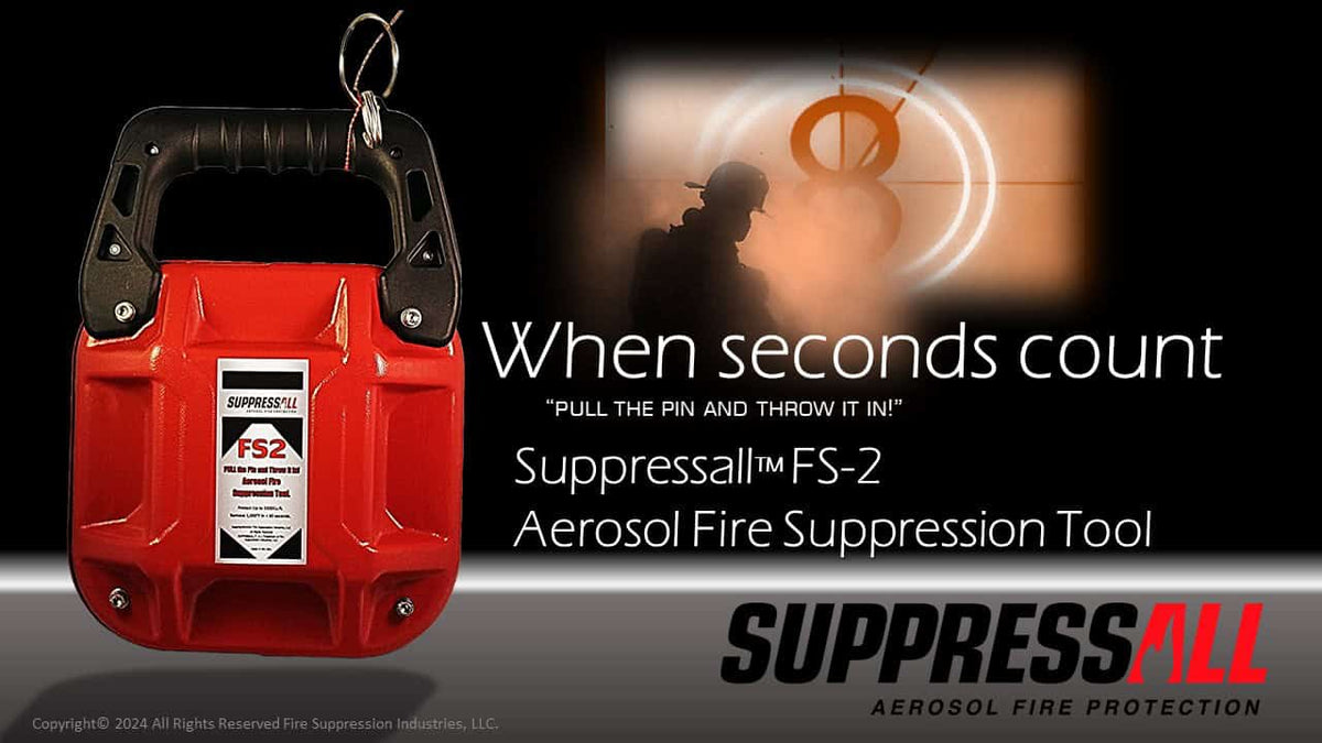 SuppressAll FS2-MAX Portable Aerosol Fire Suppression Tool